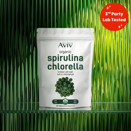 Maximum Potency Formula - Cellular Cleansing Spirulina Tablets by AVIV™