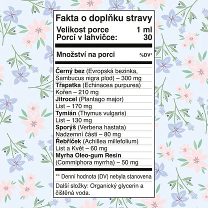 Botanic Lymphatic Drainage Elixir (Czech)
